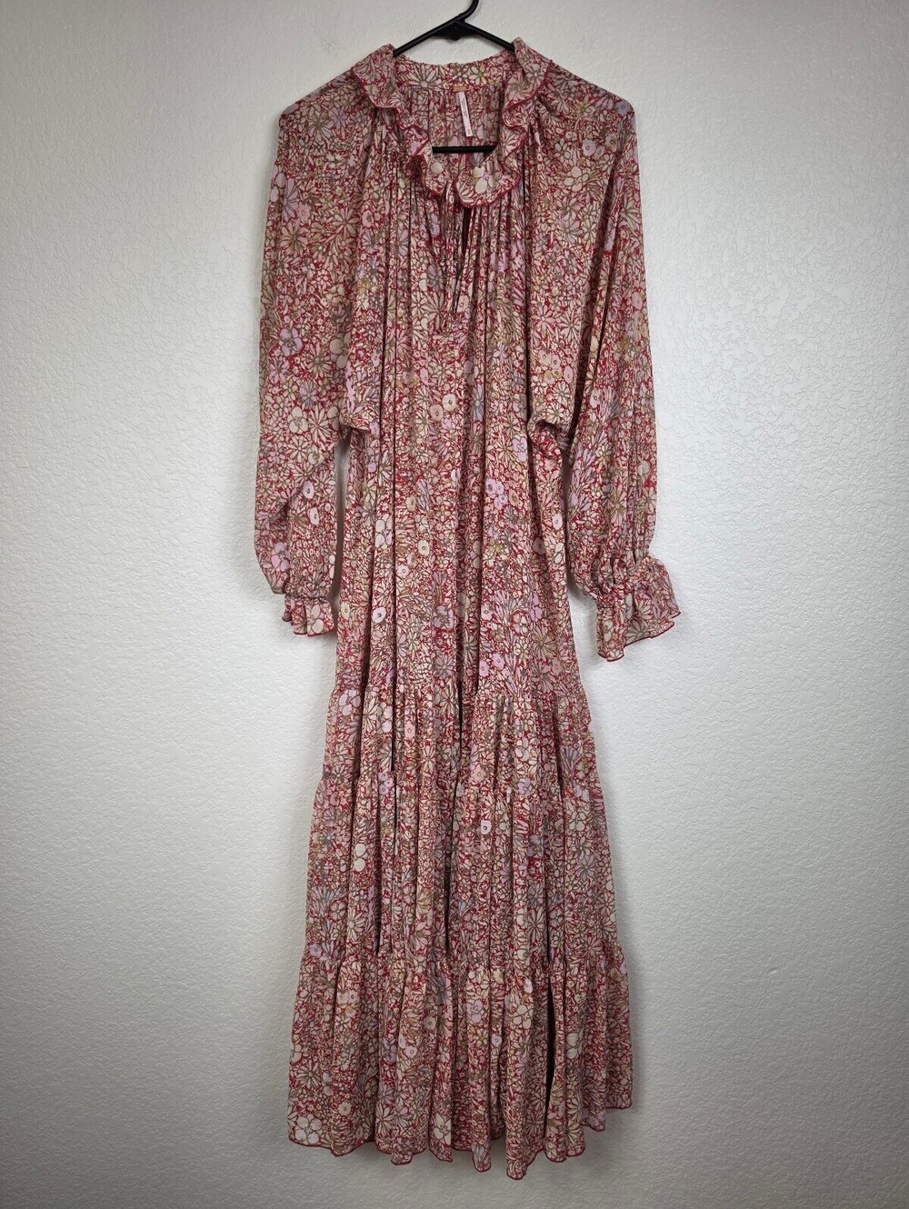 Free People $168 Floral Maxi Dress Medium